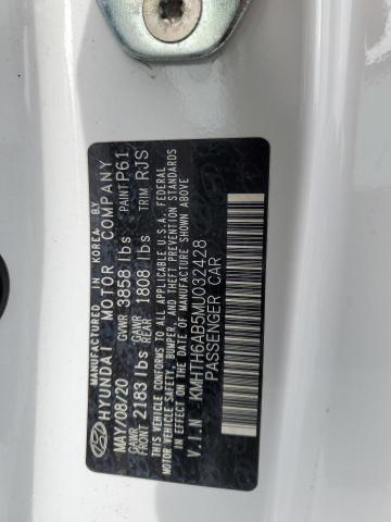 2021 Hyundai Veloster Turbo VIN: KMHTH6AB5MU032428 Lot: 55482844