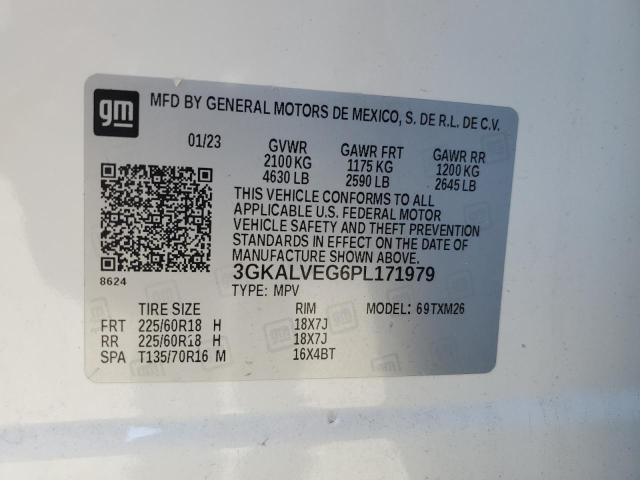 2023 GMC Terrain Slt VIN: 3GKALVEG6PL171979 Lot: 57218184