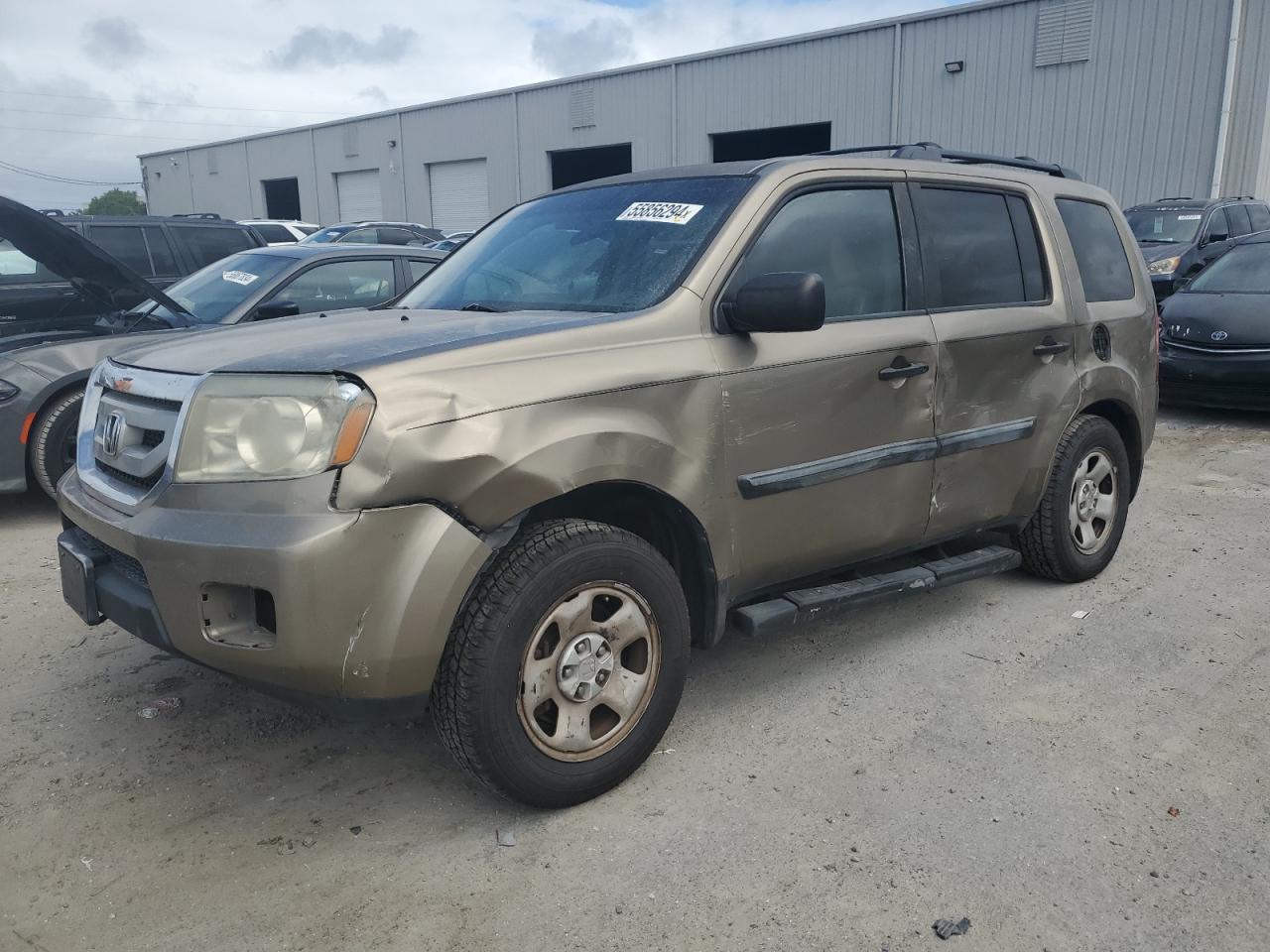 5FNYF3H26BB053055 2011 Honda Pilot Lx