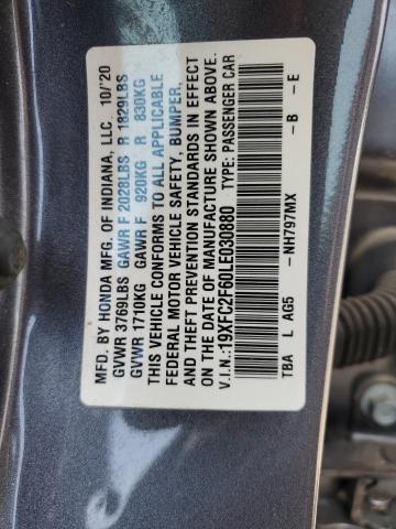 19XFC2F60LE030880 Honda Civic LX 13