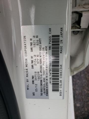 2012 Mazda 3 I VIN: JM1BL1W78C1669285 Lot: 54623284