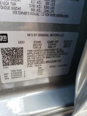 2024 CHEVROLET 1500 - 1GCUDJEL6RZ226731