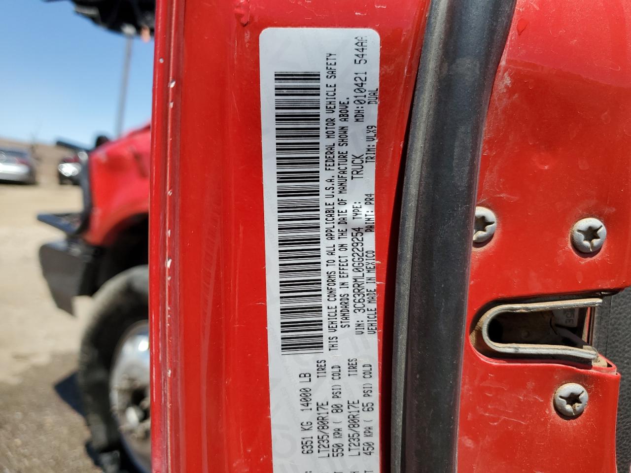 3C63RRML0GG229254 2016 Ram 3500 Laramie