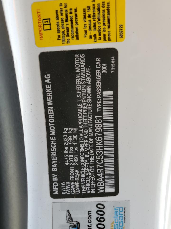 WBA4R7C53HK679881 2017 BMW 430I