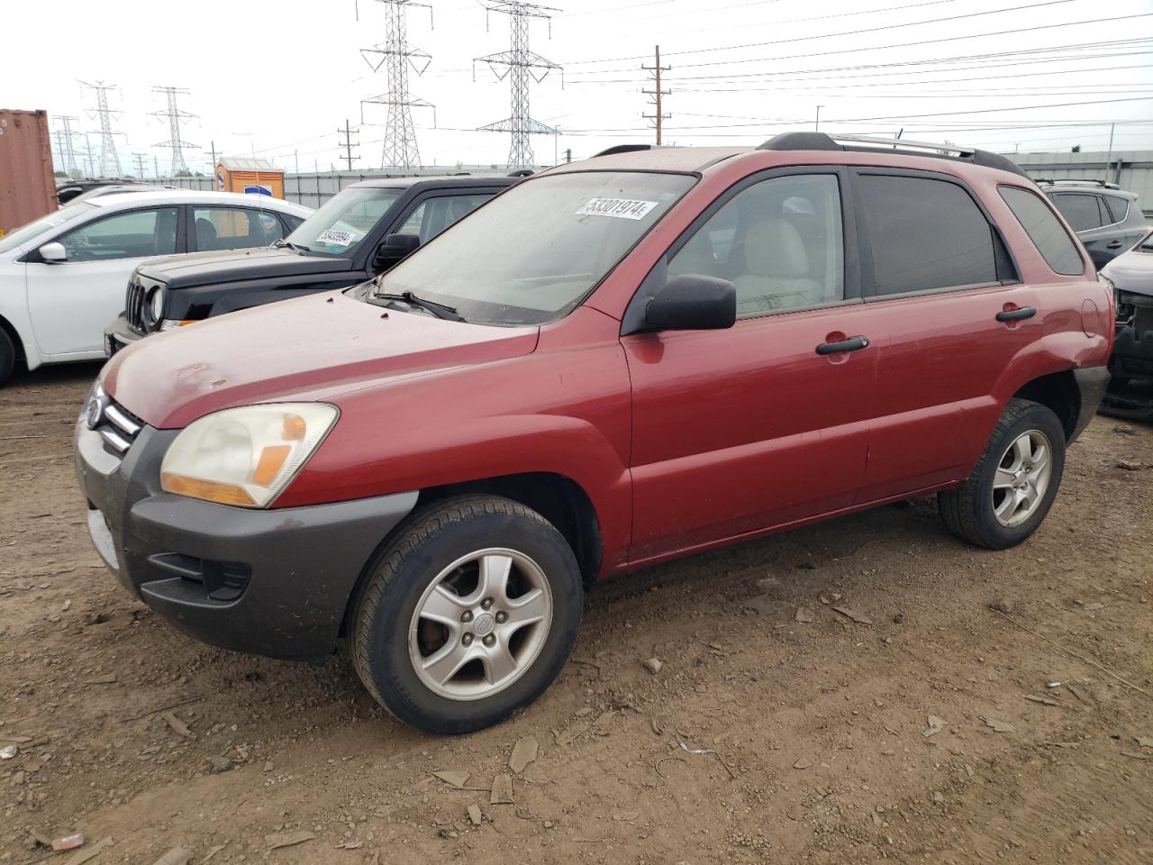 KNDJF724577371653 2007 Kia Sportage Lx