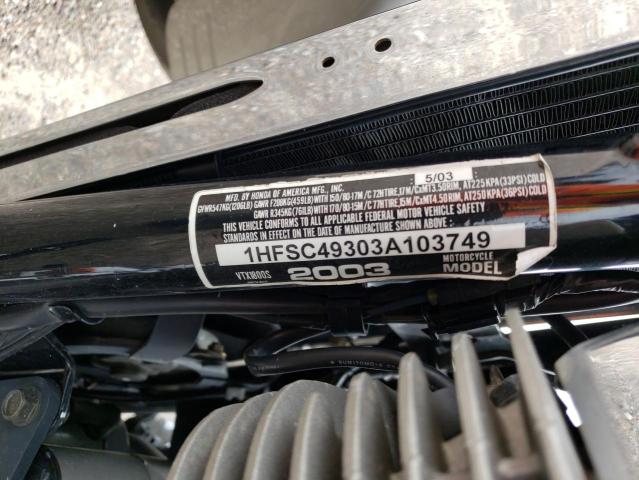 2003 HONDA VTX1800 S 1HFSC49303A103749