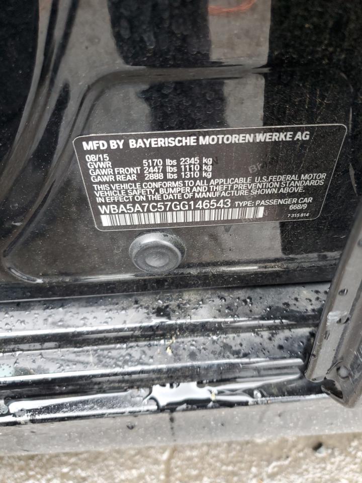 WBA5A7C57GG146543 2016 BMW 528 Xi