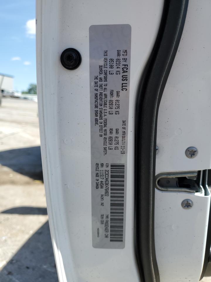 2C3CCAAG3KH760822 2019 Chrysler 300 Touring