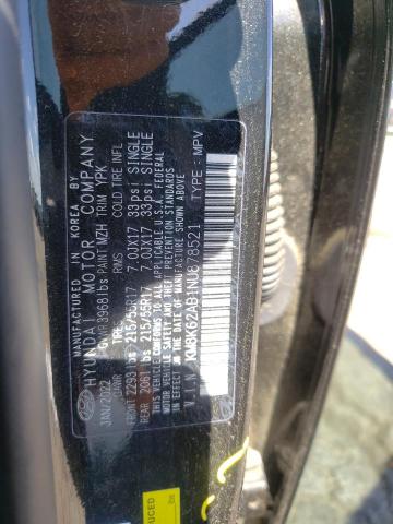 2022 HYUNDAI KONA SEL - KM8K62AB1NU878521