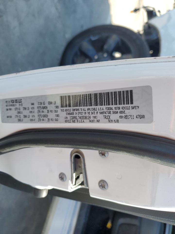 1C6RR6LT4KS538124 2019 Ram 1500 Classic Slt