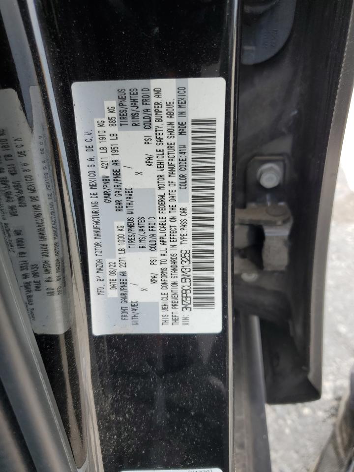 3MZBPBCL5NM313259 2022 Mazda 3 Preferred