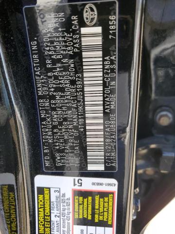 VIN 4T1B11HK5JU519973 2018 Toyota Camry, L no.12