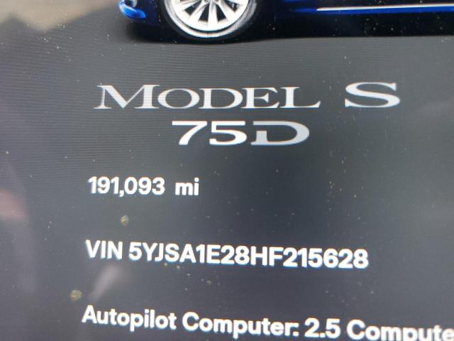 2017 Tesla Model S VIN: 5YJSA1E28HF215628 Lot: 55556484