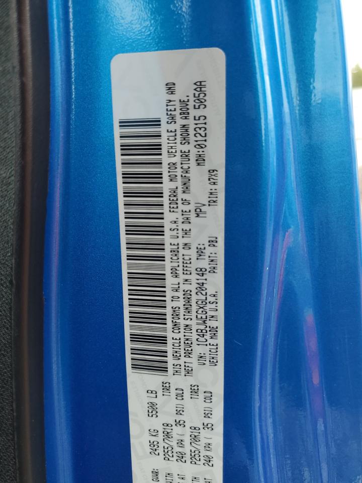 1C4BJWEGXGL204148 2016 Jeep Wrangler Unlimited Sahara