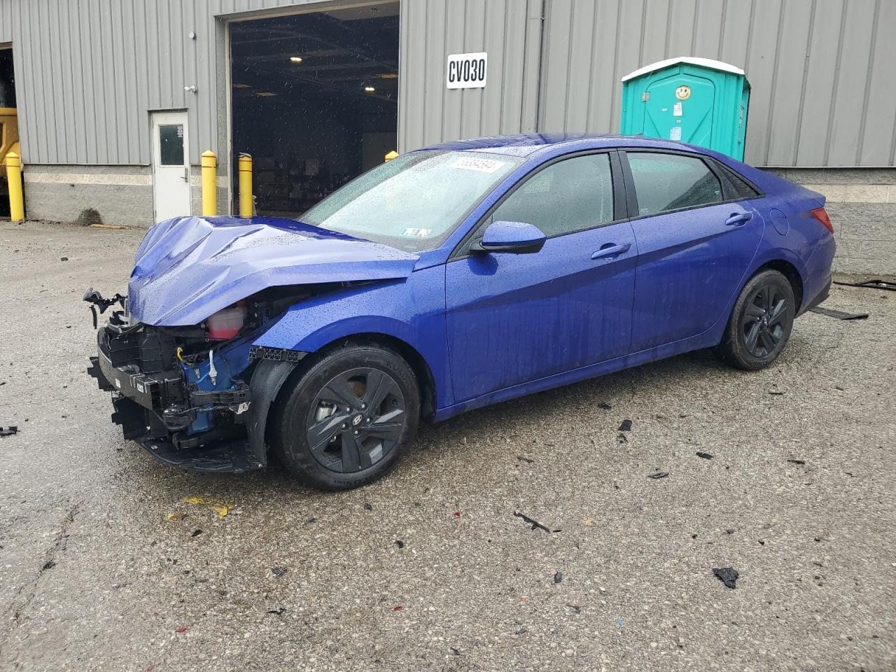 KMHLM4AJ1PU055121 2023 Hyundai Elantra Blue