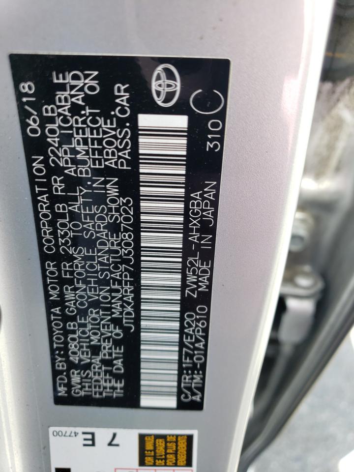 JTDKARFP7J3087023 2018 Toyota Prius Prime