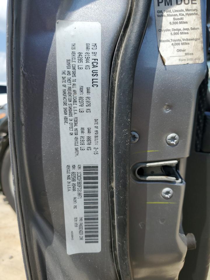 1C3CDFBB3FD310071 2015 Dodge Dart Sxt