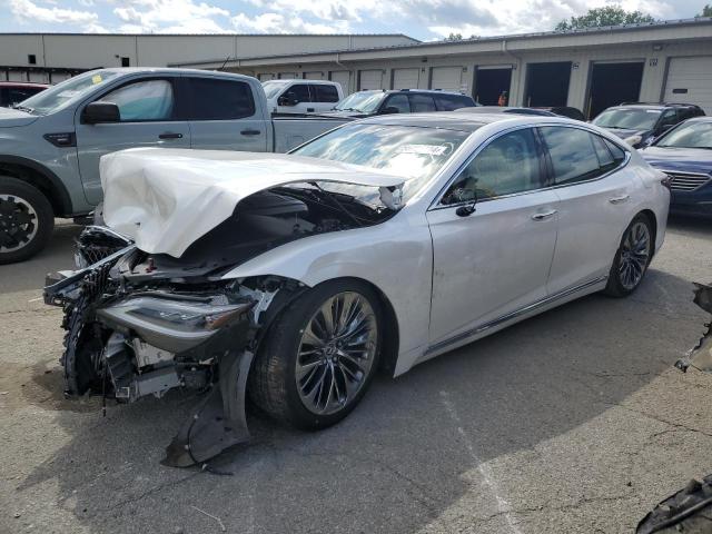 LEXUS LS 500 2022 white  gas JTHE5LGF3N5010467 photo #1