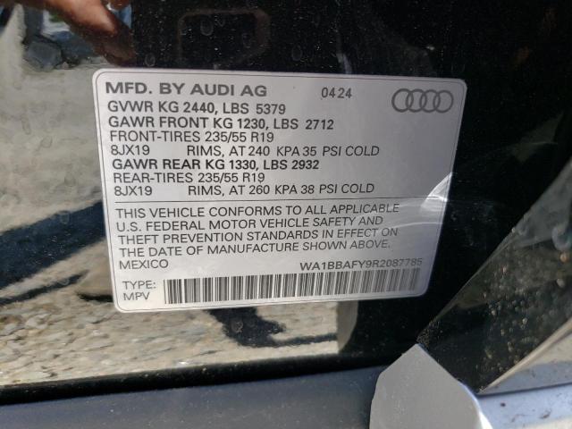 VIN WA1BBAFY9R2087785 2024 Audi Q5, Premium Plus 40 no.13