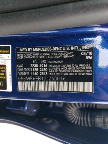2018 MERCEDES-BENZ C 43 4MATI - 55SWF6EB1JU265016
