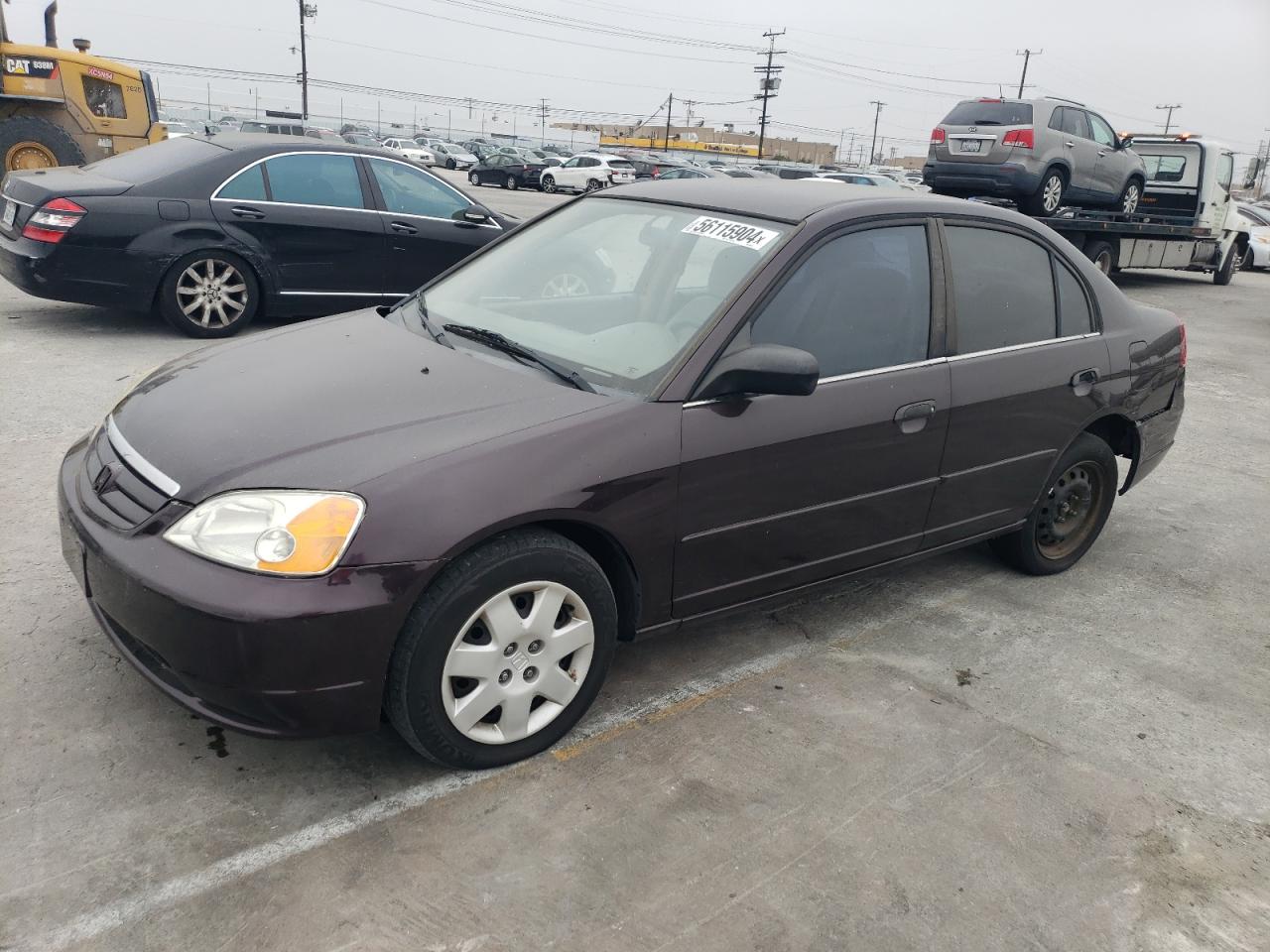 1HGES16571L004668 2001 Honda Civic Lx