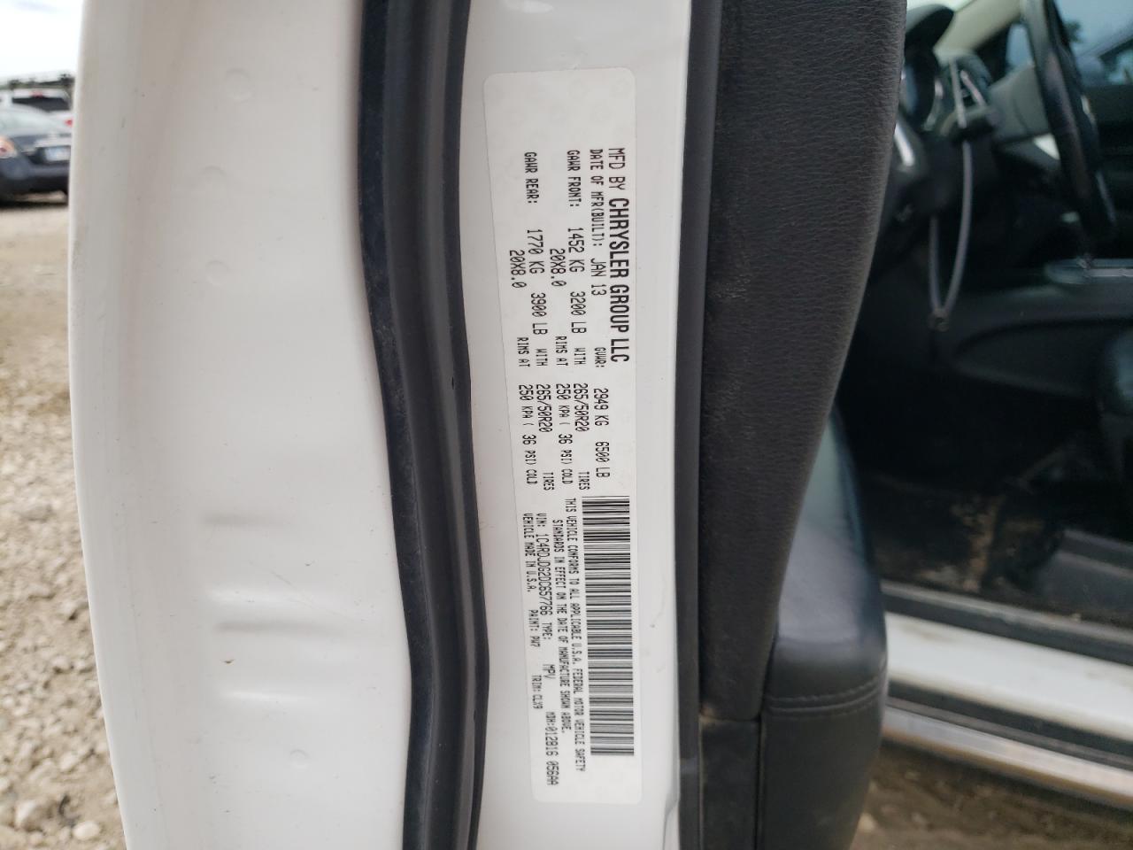 1C4RDJDG2DC657766 2013 Dodge Durango Crew