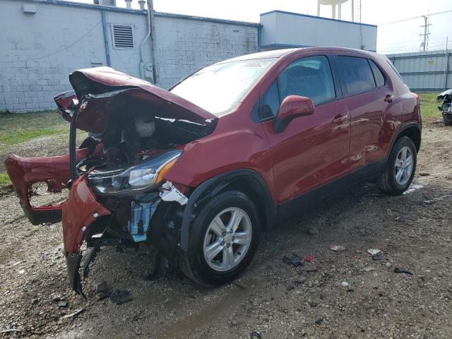 CHEVROLET TRAX LS 2021 red  gas KL7CJKSB8MB317536 photo #1