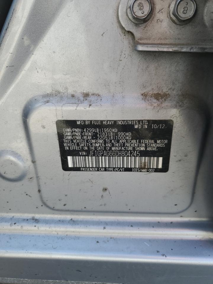 JF1GPAG66DH804245 2013 Subaru Impreza Limited