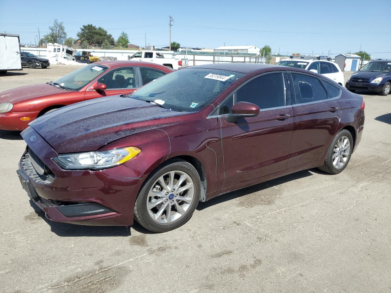 2017 Ford Fusion Se vin: 3FA6P0HD7HR335674