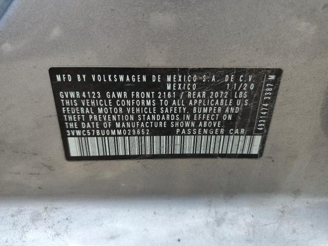 2021 Volkswagen Jetta S VIN: 3VWC57BU0MM029652 Lot: 56195184