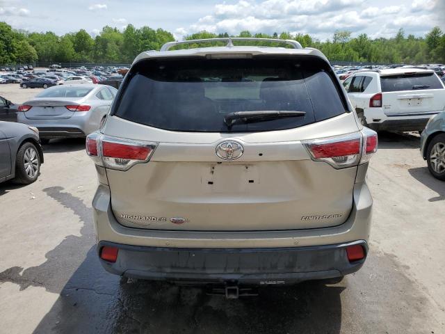 2014 Toyota Highlander Limited VIN: 5TDDKRFH0ES036093 Lot: 54507474