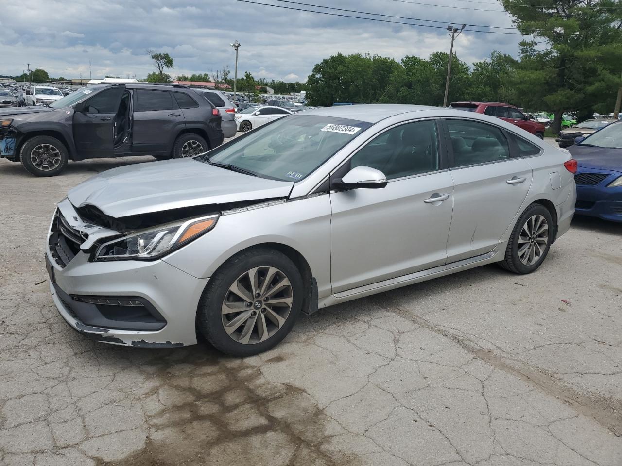 Lot #2612790566 2015 HYUNDAI SONATA SPO