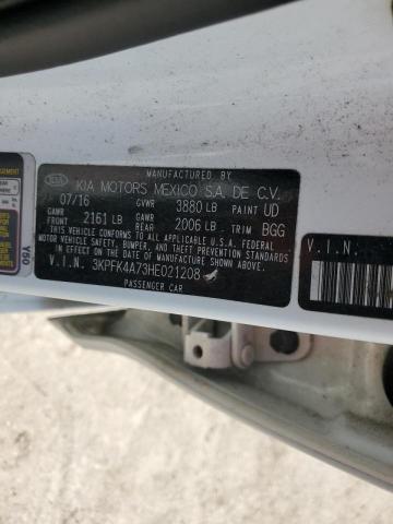 2017 Kia Forte Lx VIN: 3KPFK4A73HE021208 Lot: 56924134