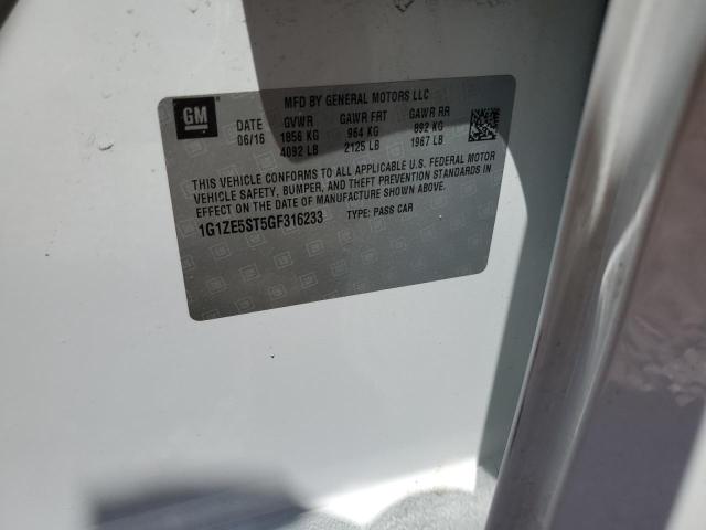 2016 Chevrolet Malibu Lt VIN: 1G1ZE5ST5GF316233 Lot: 56413494