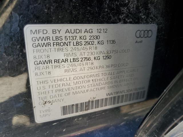2013 Audi A4 Allroad Premium VIN: WA19FAFL3DA182848 Lot: 53960684