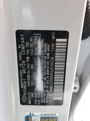 2017 Hyundai Tucson Limited VIN: KM8J33A44HU459028 Lot: 54624744