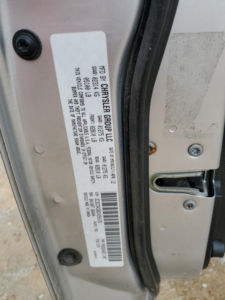 2C3CCACG8CH250125 2012 Chrysler 300 Limited