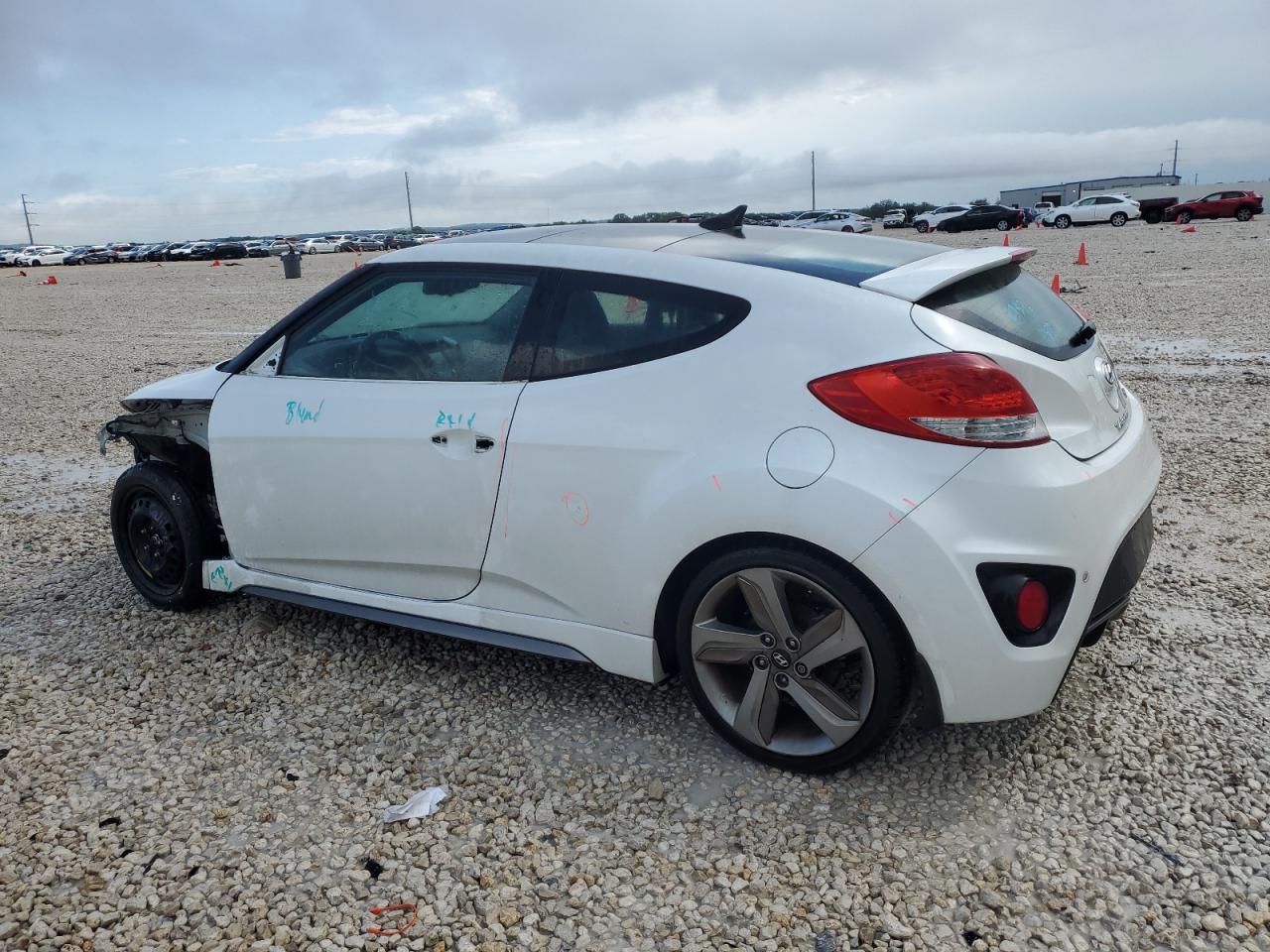 KMHTC6AE5EU195171 2014 Hyundai Veloster Turbo