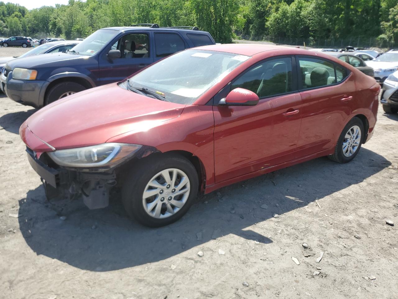 2017 Hyundai Elantra Se vin: KMHD74LF2HU079448