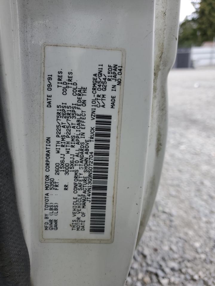 JT4VN13G9N5072704 1992 Toyota Pickup 1/2 Ton Extra Long Wheelbase Sr5