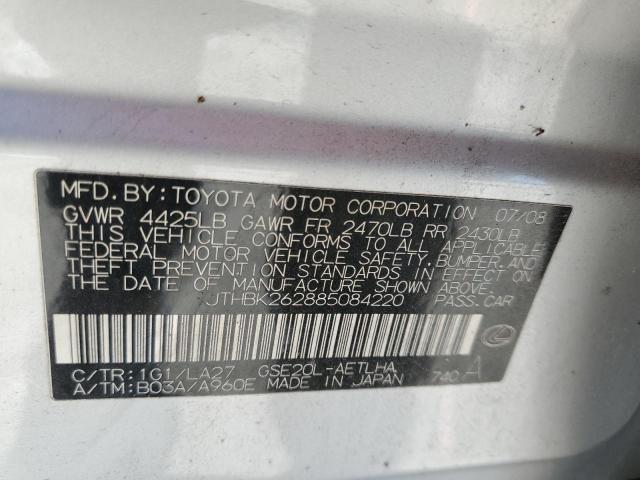 2008 Lexus Is 250 VIN: JTHBK262885084220 Lot: 56321154