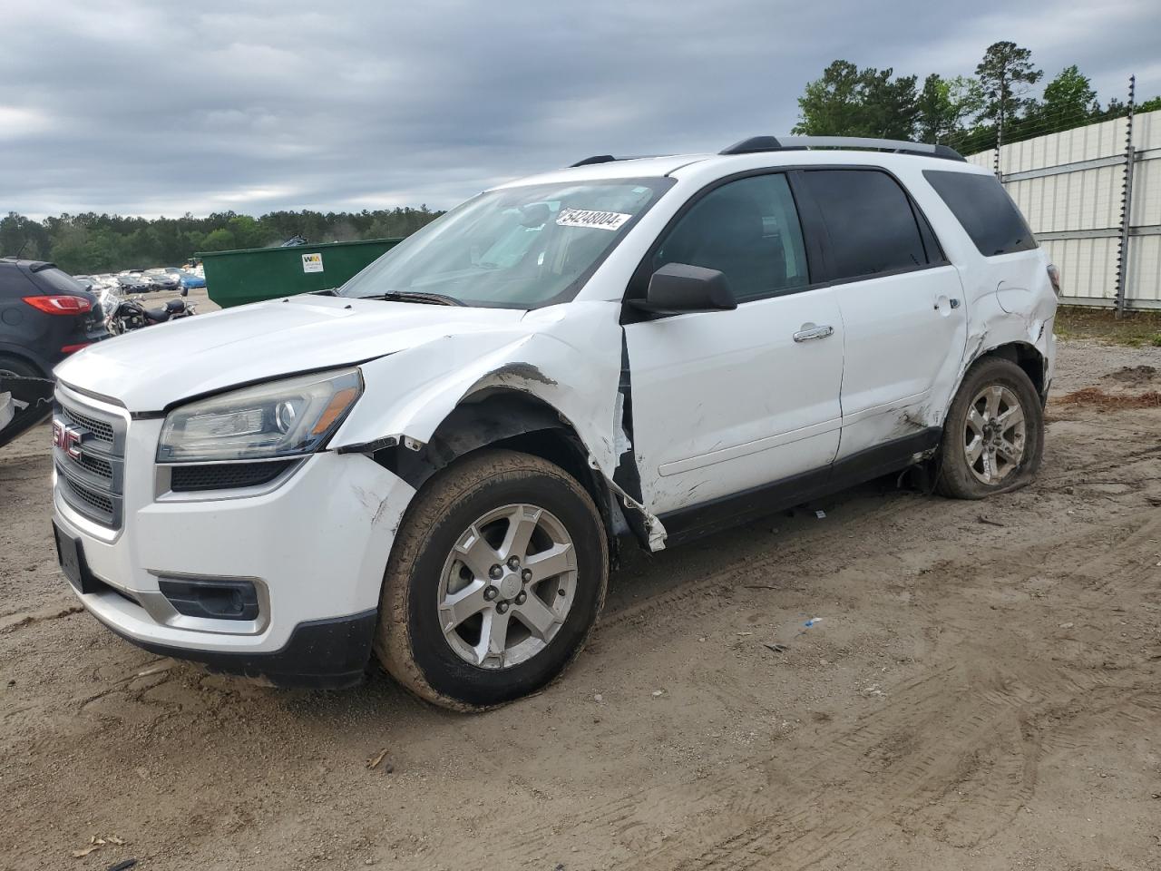 2016 GMC Acadia Sle vin: 1GKKRPKD9GJ119231