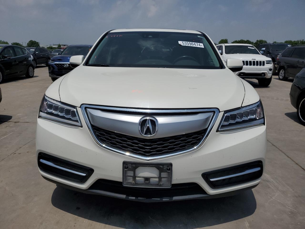 5FRYD3H44GB017877 2016 Acura Mdx Technology