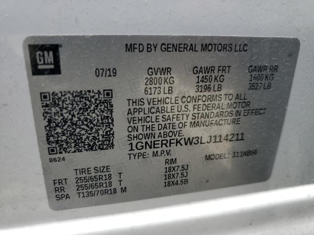 2020 Chevrolet Traverse Ls VIN: 1GNERFKW3LJ114211 Lot: 54930894