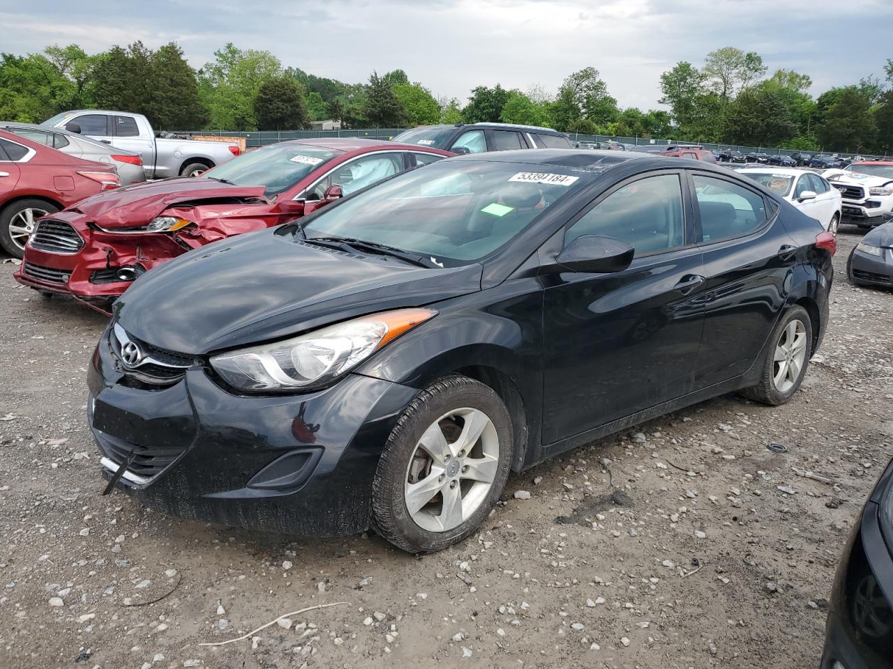 2013 Hyundai Elantra Gls vin: KMHDH4AE5DU716589