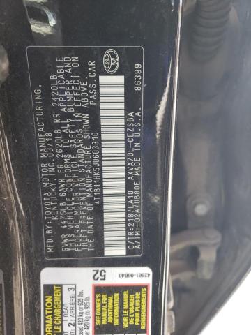 VIN 4T1B11HK5JU603310 2018 Toyota Camry, L no.12