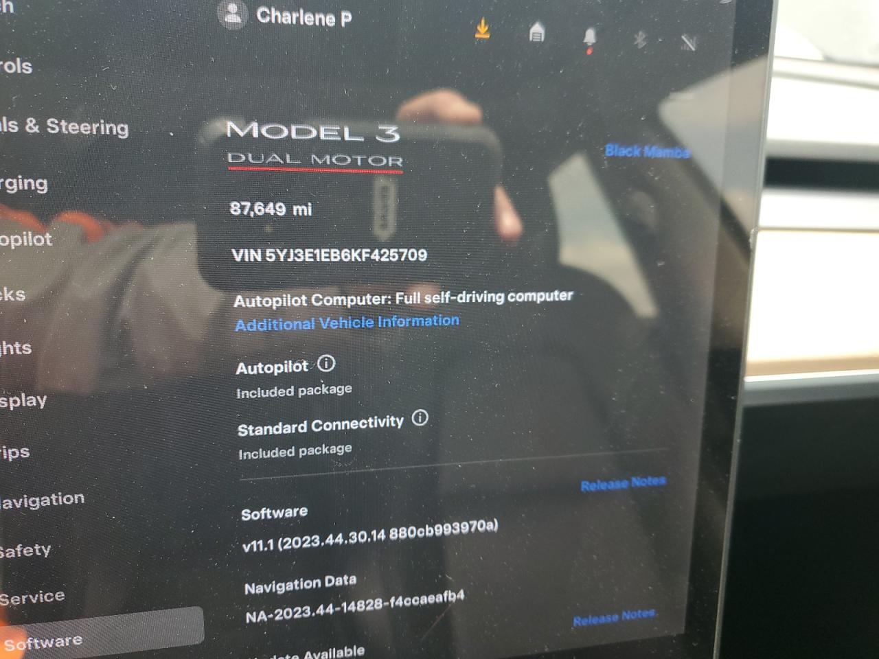 5YJ3E1EB6KF425709 2019 Tesla Model 3