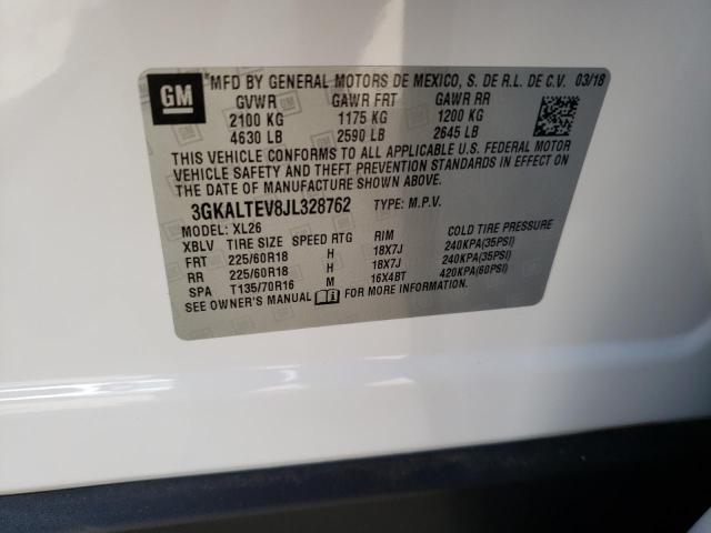 2018 GMC Terrain Sle VIN: 3GKALTEV8JL328762 Lot: 56020564