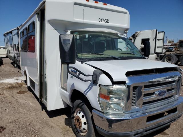 FORD ECONOLINE 2011 white cutaway gas 1FDEE3FL4BDA49168 photo #1