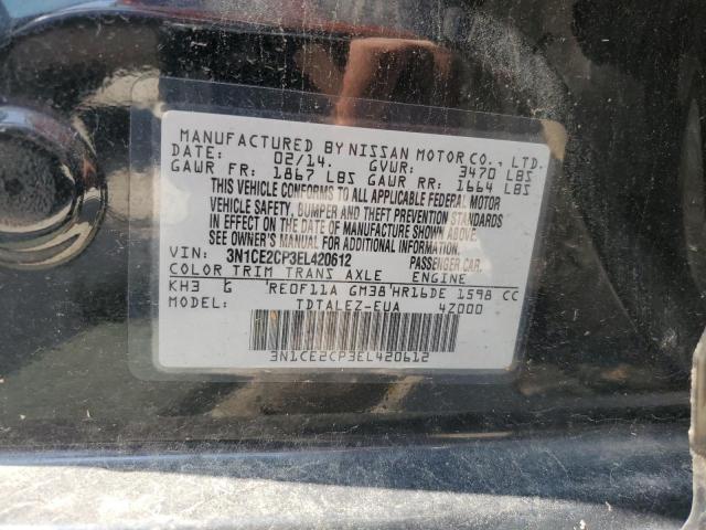 2014 Nissan Versa Note S VIN: 3N1CE2CP3EL420612 Lot: 55559614